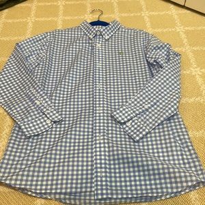 J.Bailey Blue and white boys button down shirt. Size 10